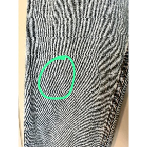 Vintage Levis 550 Jeans Mens 26X28 Orange Tab 90s Relaxed Student Fit Light Wash - Picture 4 of 16